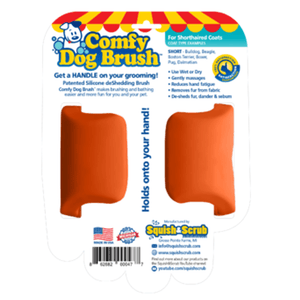 Squish&Scrub Comfy Dog Brush Med to Long Haired Coats